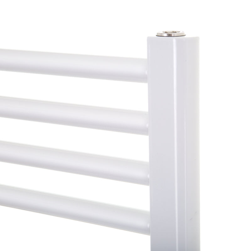 Delonghi White Richmond Electric Towel Radiator Straight