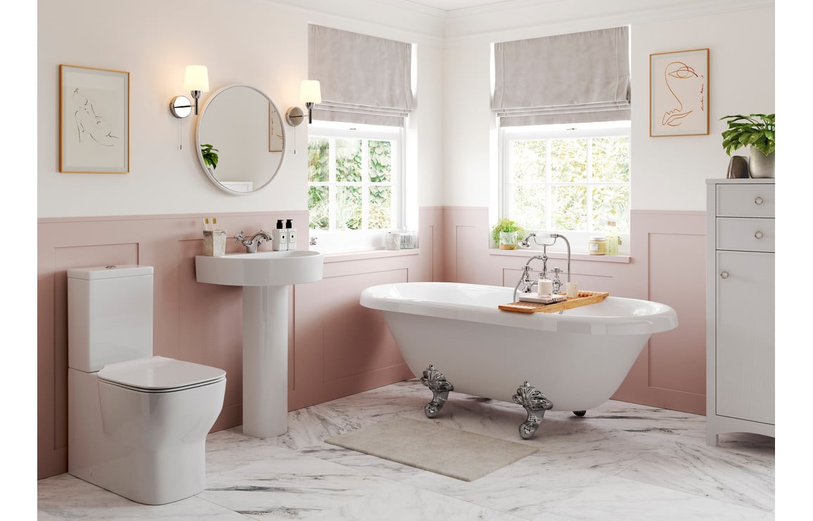 Orpheus 555x435mm 1TH Semi Recessed Basin