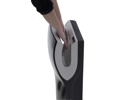 Sensor operated hand dryers dualflow plus M14AB Black