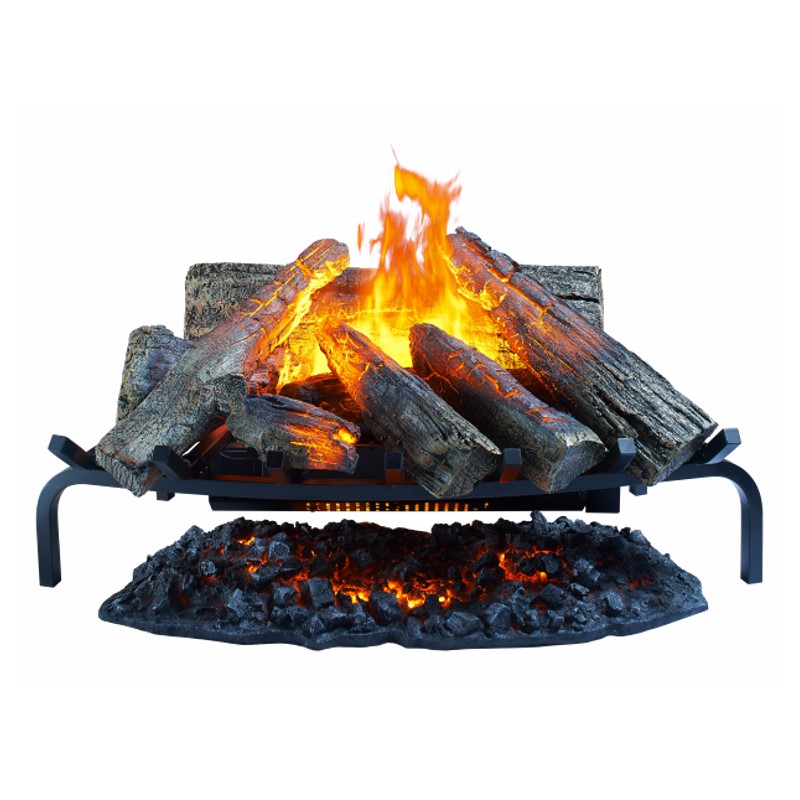 Dimplex Silverton Optimyst Electric Basket Fire-front view
