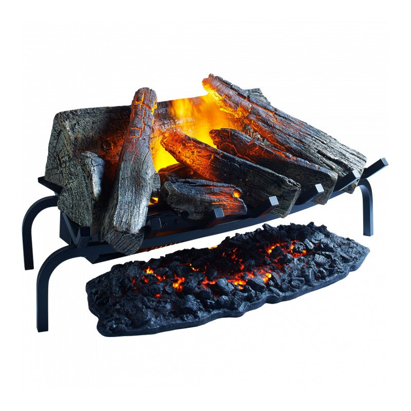 Dimplex Silverton Optimyst Electric Basket Fire - side view
