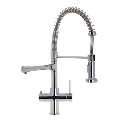Space Flow 3-in-1 Directional Spray Instant Boiling Water Lever Tap in Chrome 1