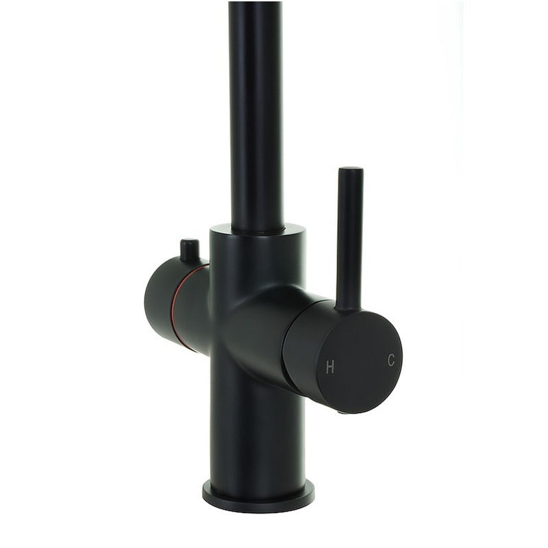 Space Flow Instant Boiling Water Lever Tap
Matt Black 
Hot & Cold Mixer