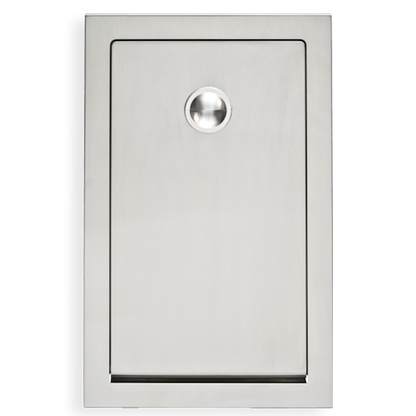 Vertical Recessed Stainless Steel Clad Baby Change Table