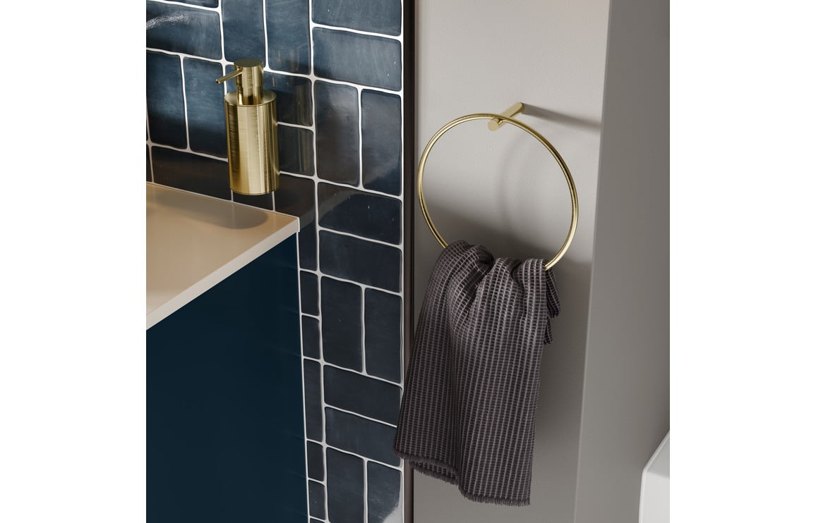 Stella 790mm Wall Hung 2 Drawer Basin Unit (No Top) - Matt Deep Blue