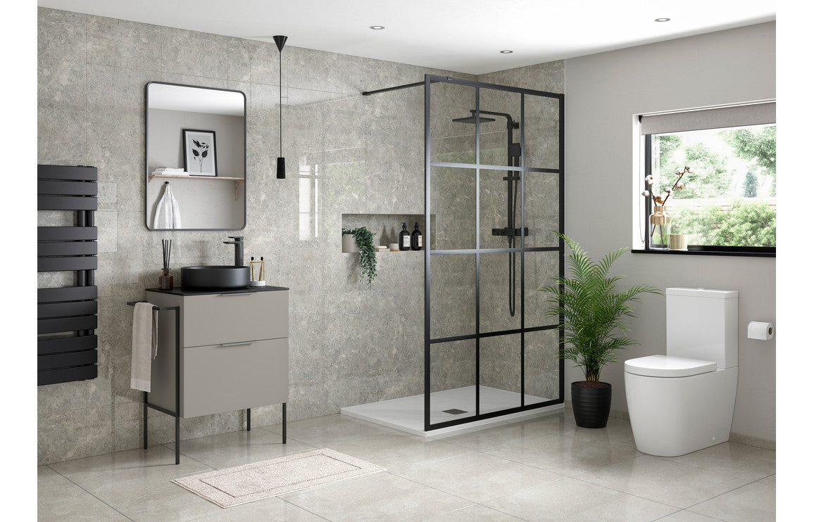 Stella 500mm WC Unit - Matt Latte