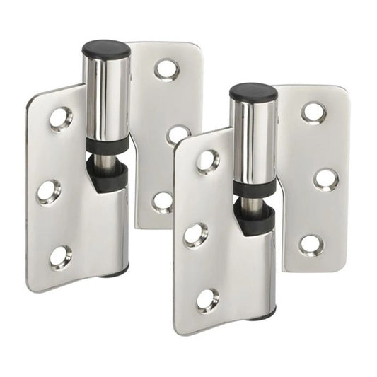Gravity Hinge Stainless Steel 
Polished Chrome