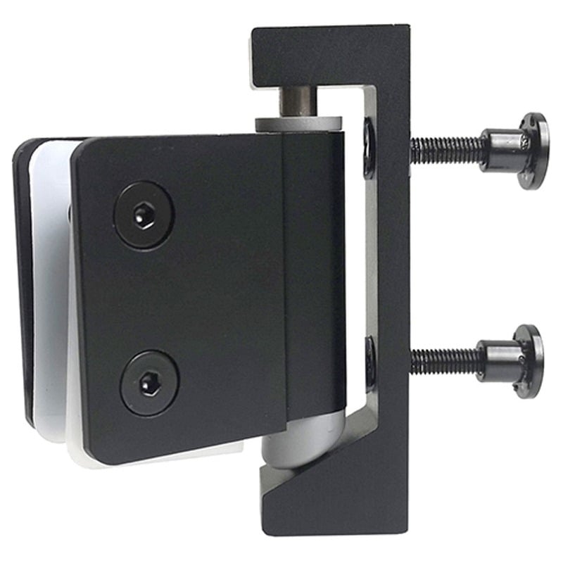 Black Aluminium Toilet Cubicle Pivot Hinge
