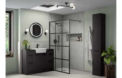 Tarak 300mm 3 Drawer Base Unit - Matt Graphite Grey