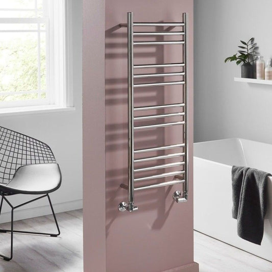 Eversley Polished Chrome Towel Radiator
