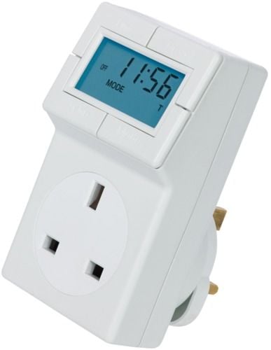 Timeguard Electronic Plug-in Thermostat with 24 Hour Timer Control