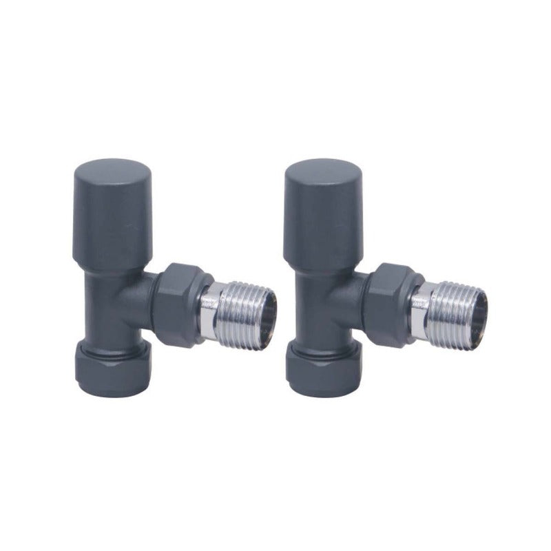 Scudo Towel Rail Valves Angled (Pair)