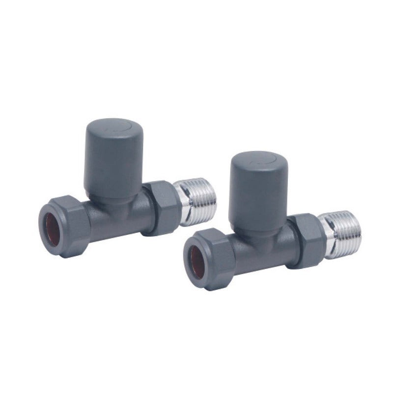 Scudo Towel Rail Valves Straight (Pair)
Anthracite