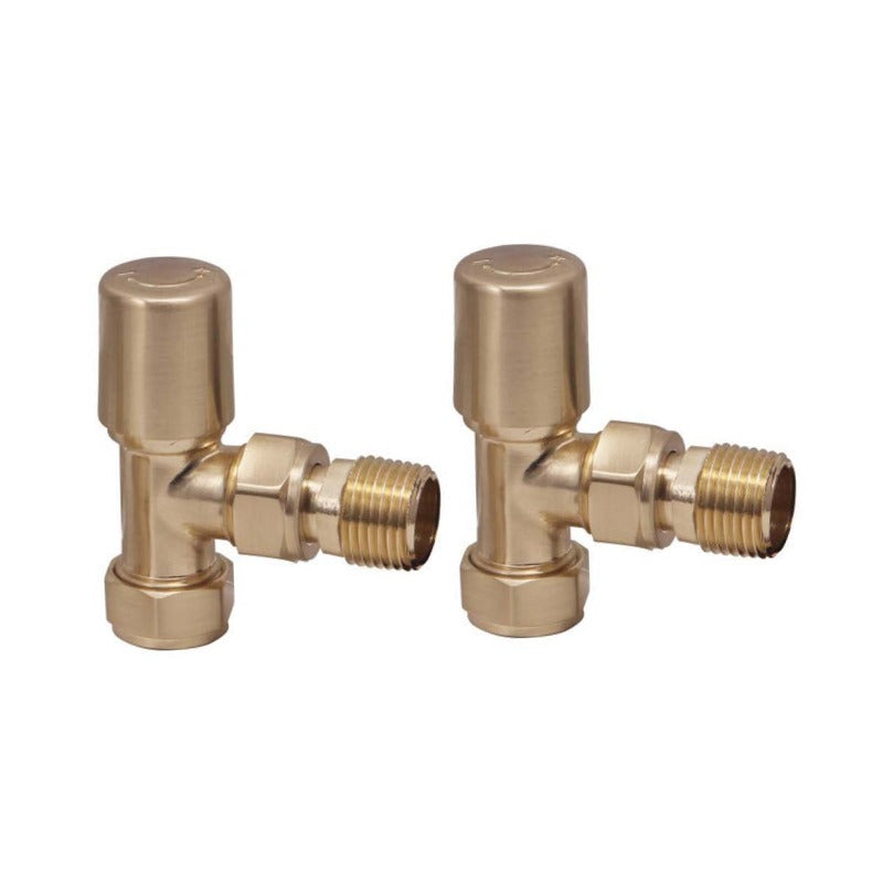Scudo Towel Rail Valves Angled (Pair)