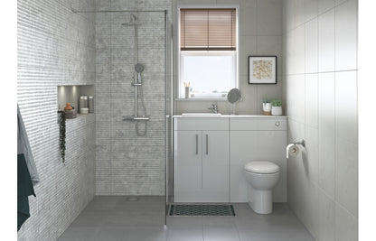 Thalassa Close Coupled Open Back WC & Soft Close Seat