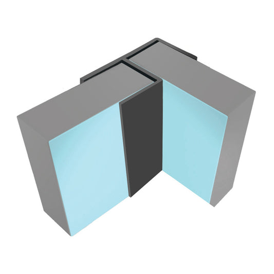Multipanel Flush Corner Trim Type 100
Black