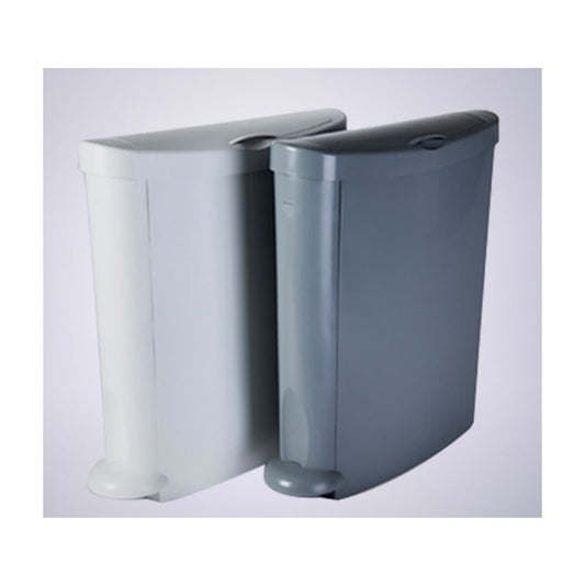 Sanibin Feminine Sanitary Bin Grey and White