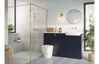 Venus 500mm Slim Basin Unit - Matt Indigo Blue