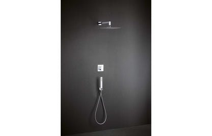 Vema Lys Brass Riser Rail w/Hose & Handset