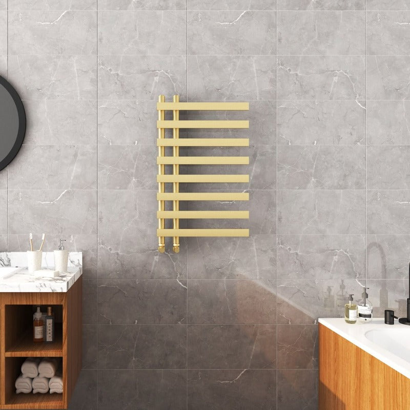 Verona Designer Towel Radiator Brushed Brass