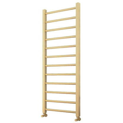 Vibe Designer Towel Radiator Brushed Brass