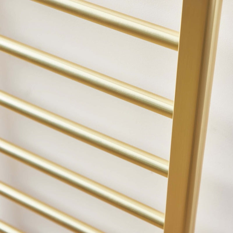 Vibe Designer Towel Radiator Brushed Brass
Close up