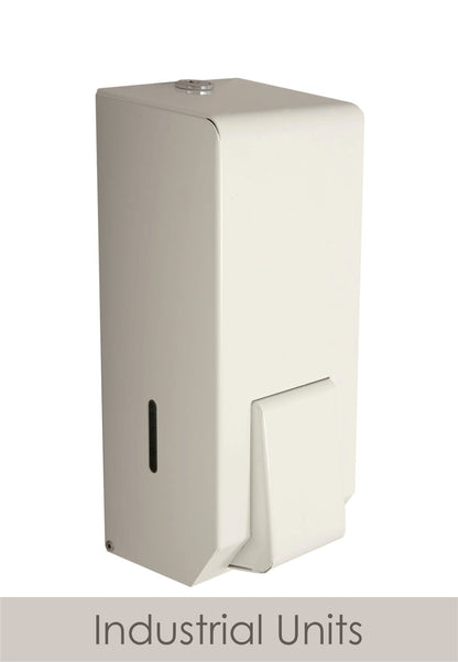 Synergise Industrial Non Solvent Beaded Soap Dispenser 900ml White Metal