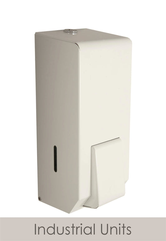 Synergise Industrial Non Solvent Beaded Soap Dispenser 900ml White Metal