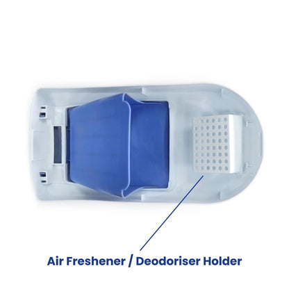 20L White & Blue Sanitary Bin Pedal Operated