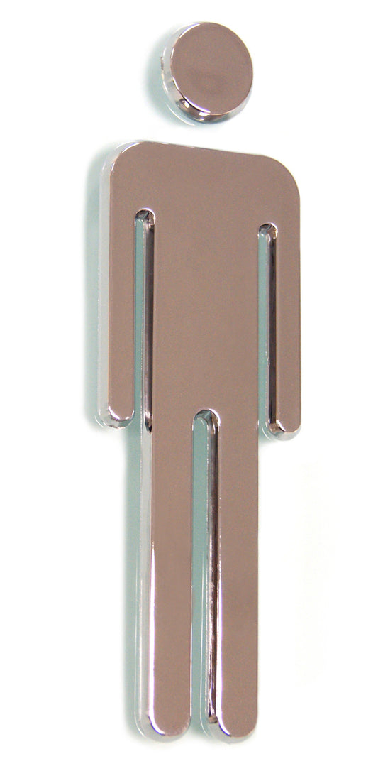 Chrome 'Gents' Sign